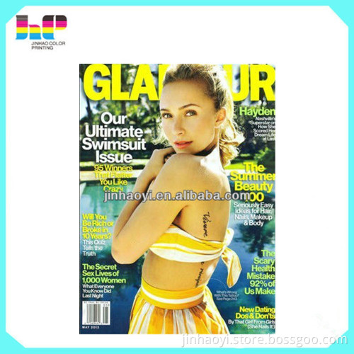 2017 Low cost film lamination latest style sexy adult Magazine Printing
